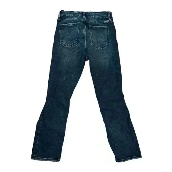 KanCan Women's High Rise Distressed Black Straight Leg Jeans Size 11 - Picture 3 of 7